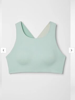 NWT Push FWD Women's Multi Strap Sports Bra Blue High-Neck M
